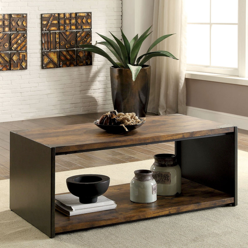 Bourget Transitional Coffee Table & Reviews AllModern